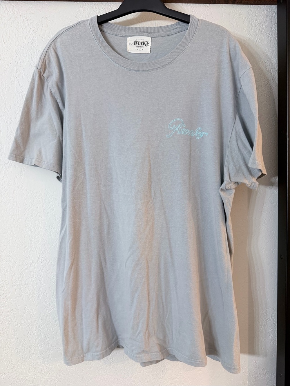 Awake NY Light Gray Short Sleeve Logo Tee